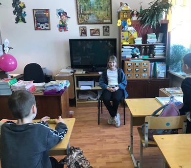 В рамках метапредметной недели в библиотеке Луговской школы прошла встреча с 4 "Б" классом, посвящённая 130-летию Виталия Бианки